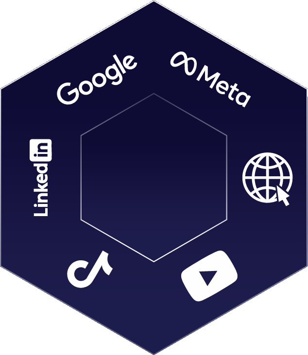 Imagem com redes sociais representando o ecossistama que a Luma trabalha